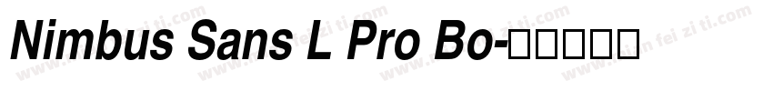 Nimbus Sans L Pro Bo字体转换